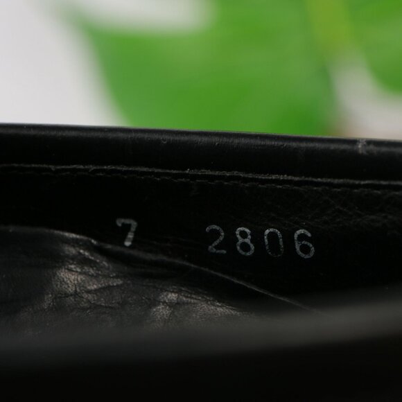 Prada Women Spazzolato Rois Penny Loafer Size 6 Black Leather Vibram Linea Rosa - Picture 12 of 12